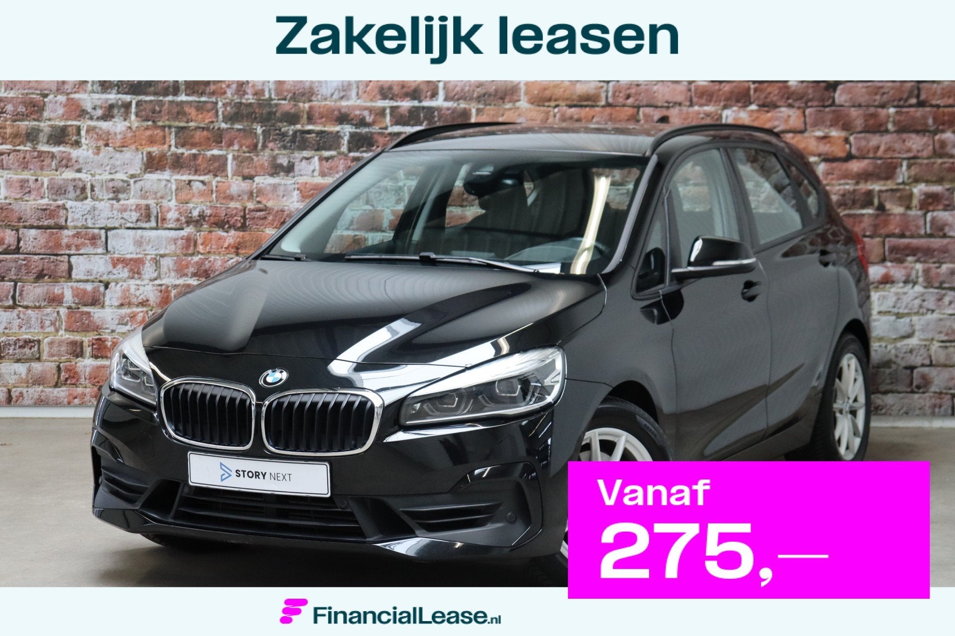 BMW 2 Serie Active Tourer 220i Executive Automaat / Navigati, 1998 cc, Gebruikt, Euro 6, Zwart