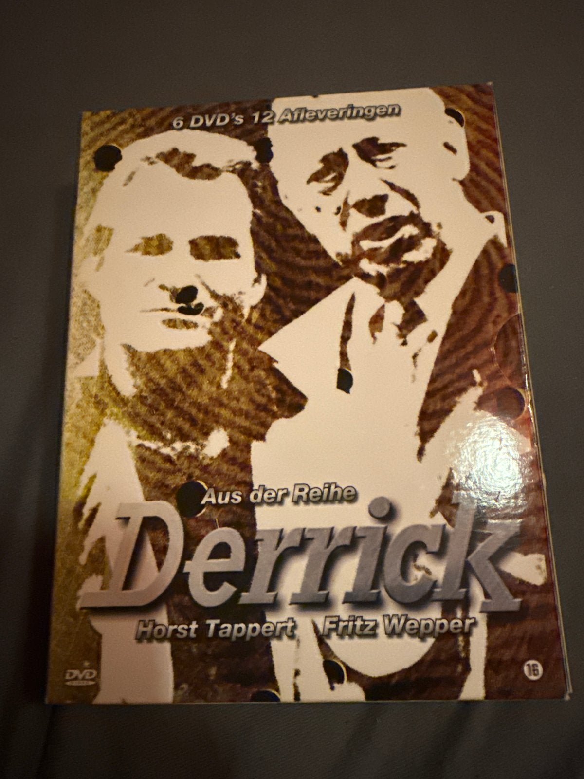 Derrick DVD Boxset - 6 DVD's, 12 Afleveringen, Gebruikt, Vanaf 16 jaar, Nederlands, Duits