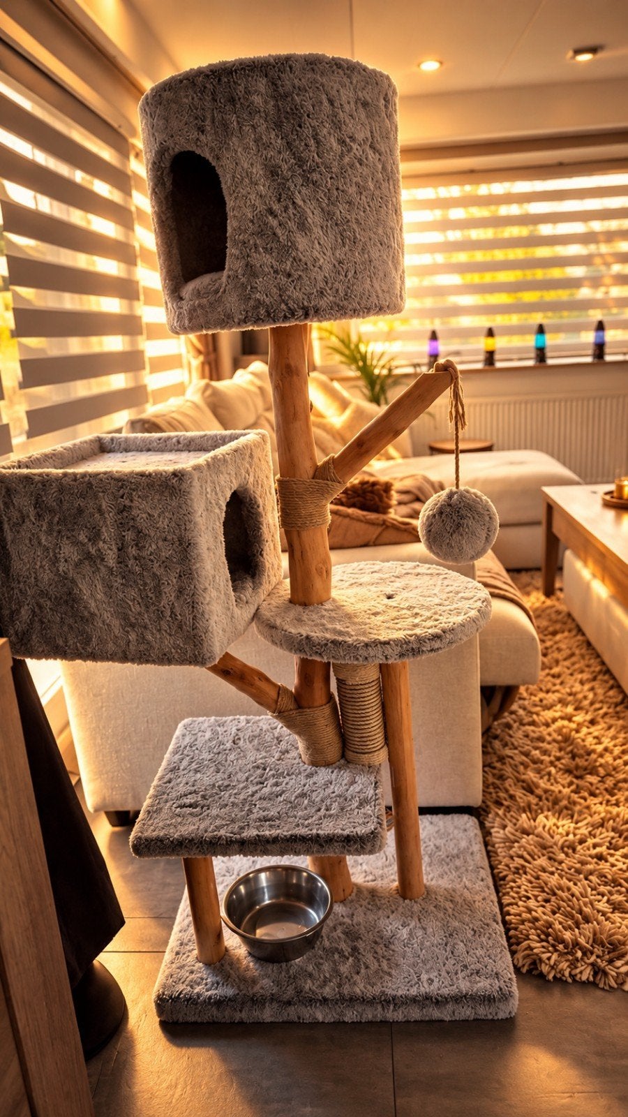 Luxe houten krabpaal | kittens & katten & poesen, Dieren en Toebehoren, Ophalen of Verzenden, Nieuw
