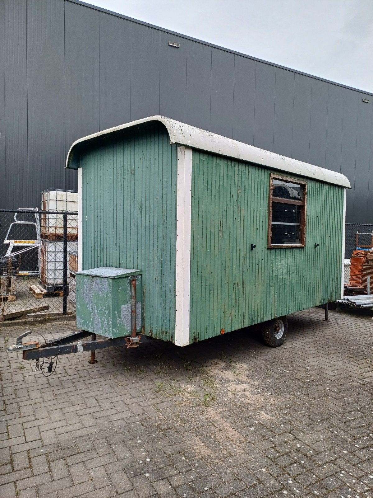 Schaftkeet pipowagen bouwkeet schaftwagen tinyhouse, Ophalen of Verzenden