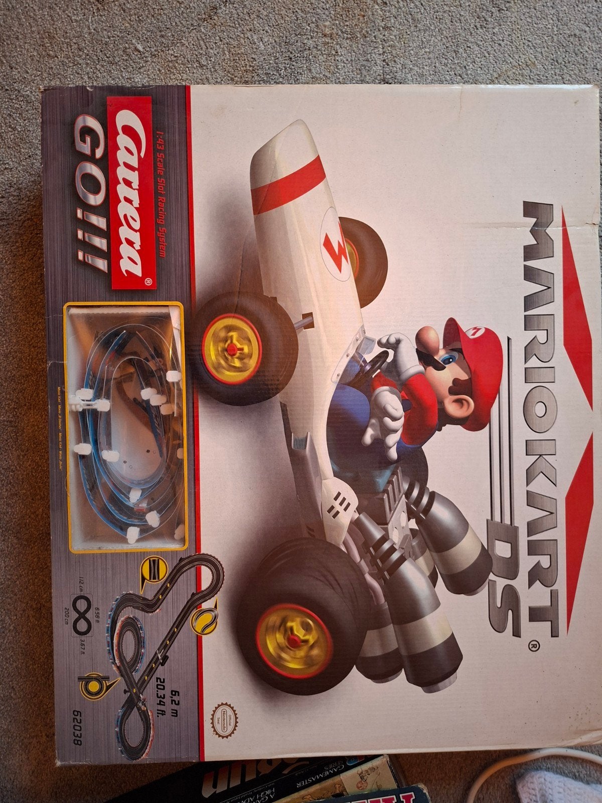 Carrera Go!!! Mario Kart DS Racebaan, Ophalen, Carrera, Elektrisch, Racebaan