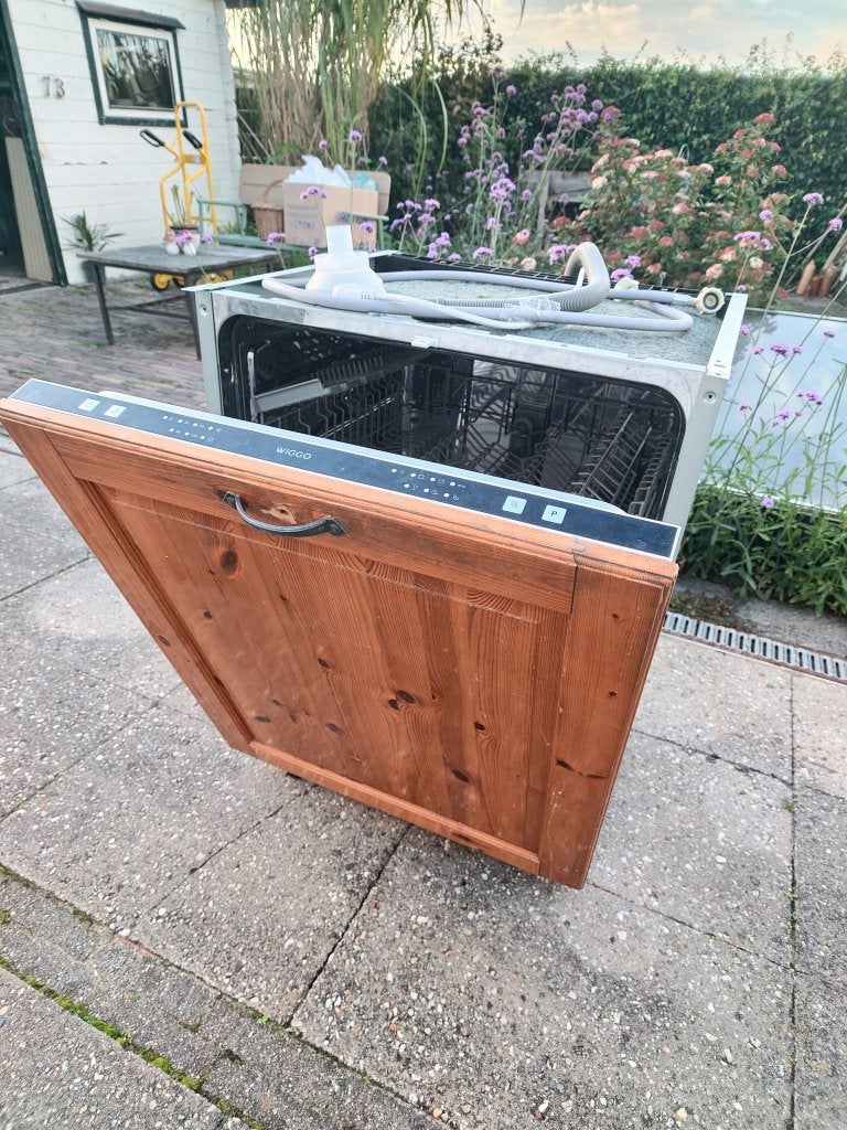 inbouw vaatwasser Wiggo WD-B6126E, Ophalen, Gebruikt, Minder dan 85 cm, Eco programma