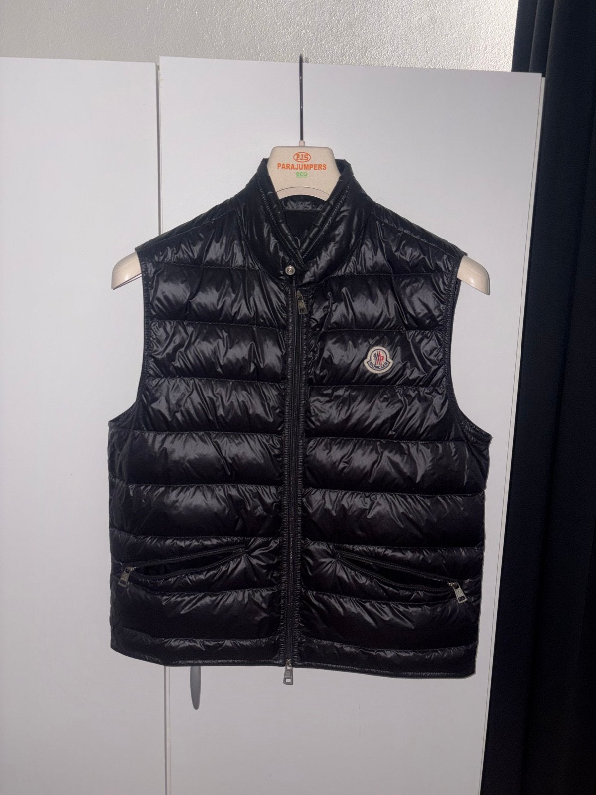 Moncler Bodywarmer Zwart - Maat M, Kleding | Heren, Ophalen of Verzenden, Zo goed als nieuw, Maat 48/50 (M), Zwart