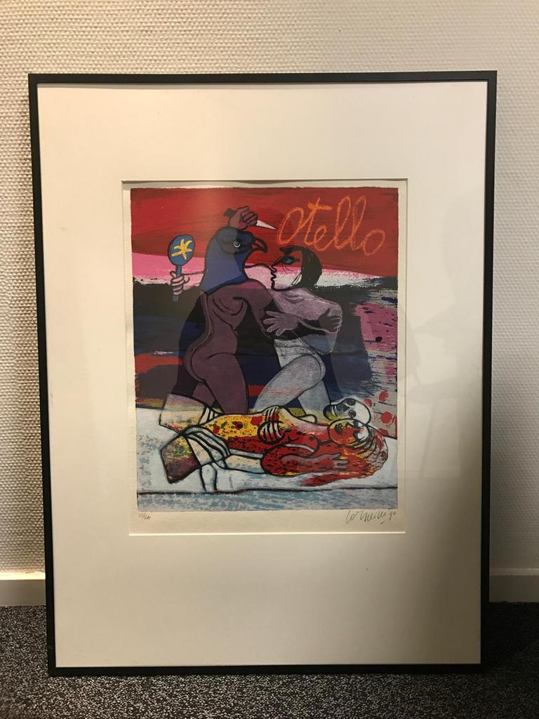 Corneille otello, Antiek en Kunst, Kunst | Litho's en Zeefdrukken, Ophalen of Verzenden