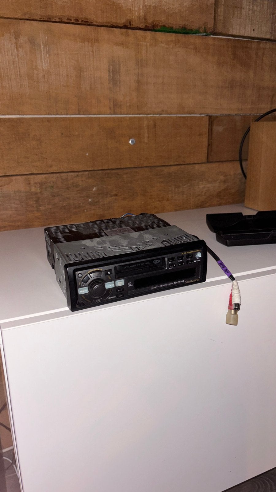 Zeldzame Alpine cassete radio, Ophalen of Verzenden, Zo goed als nieuw
