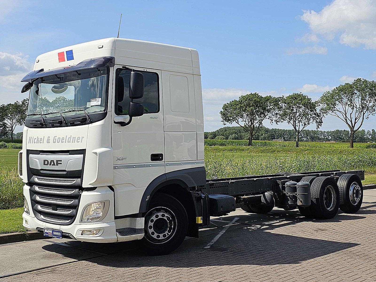 DAF XF 480 6x2*4, Auto's, Automaat, Euro 6, Wit, Bedrijf