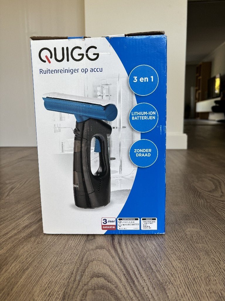 Quigg ruitenreiniger op accu, Ophalen of Verzenden, Raamwisser of Trekker