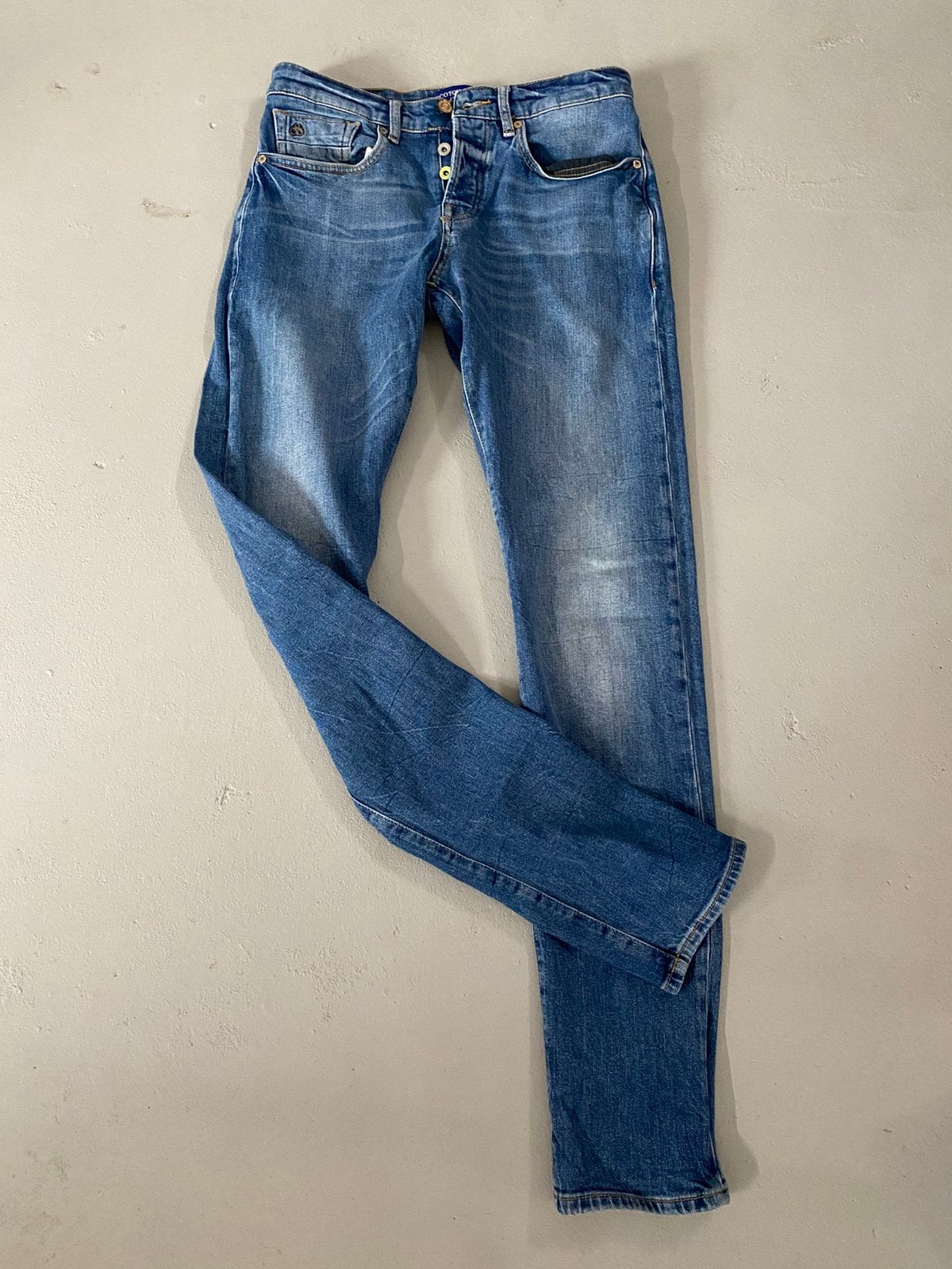 Mooie jeans van Scotch & Soda model Ralston maat 30/34, Verzenden, Zo goed als nieuw, Blauw, W32 (confectie 46) of kleiner
