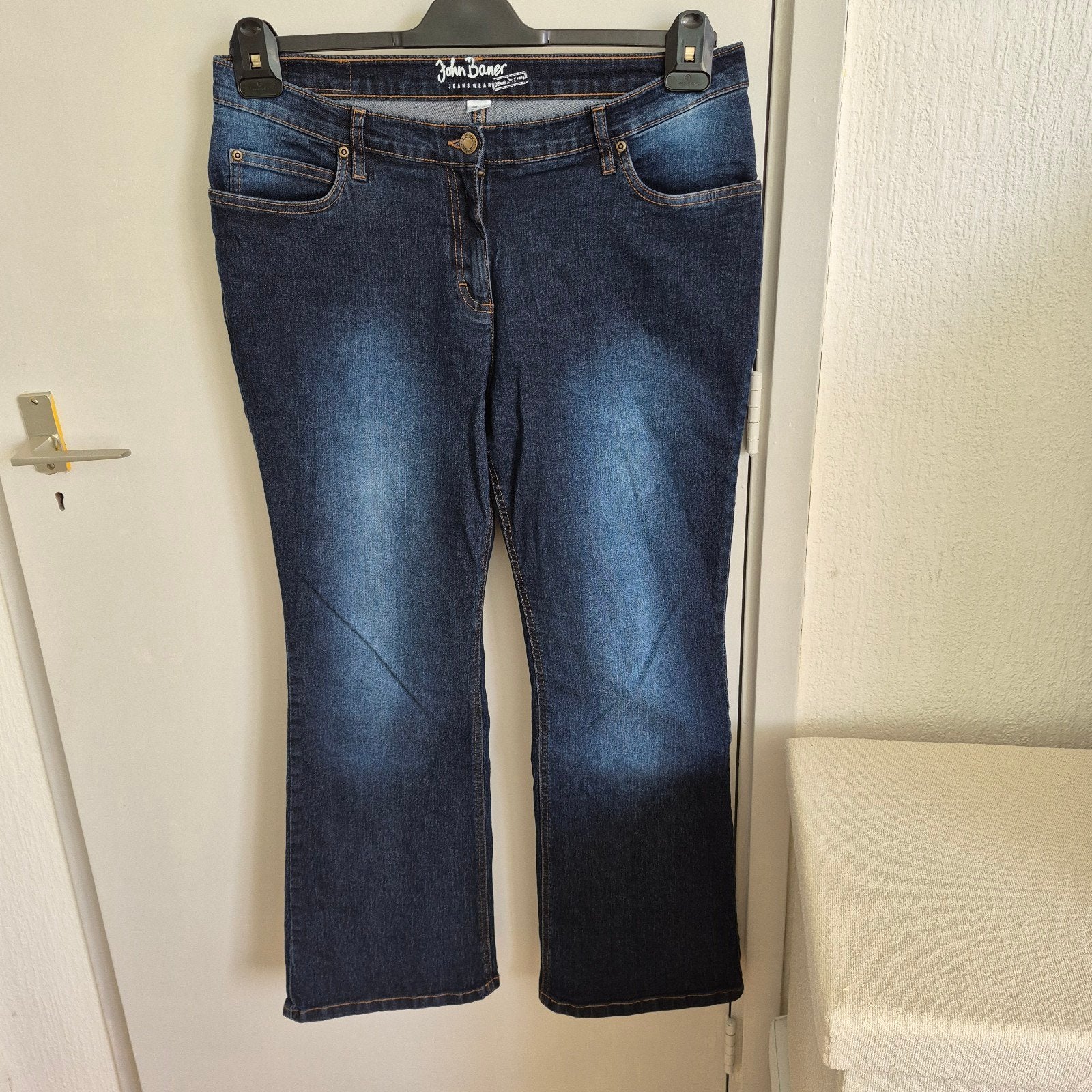 JOHN BANER dames Jeans maat 44, Ophalen of Verzenden, Zo goed als nieuw, Blauw, W33 - W36 (confectie 42/44)