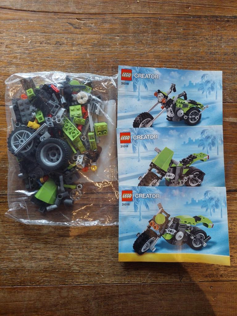 LEGO Creator 31018: Highway Cruiser (Motor), Gebruikt, Lego, Ophalen of Verzenden, Inclusief instructies