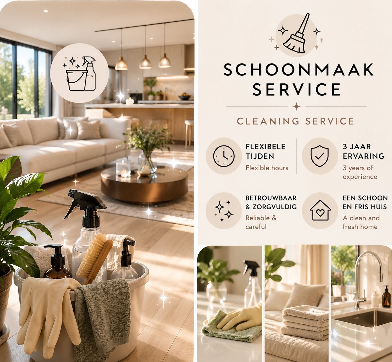 schoonmaakhulp in Nieuwegein, Eén persoon, Cadeaubon