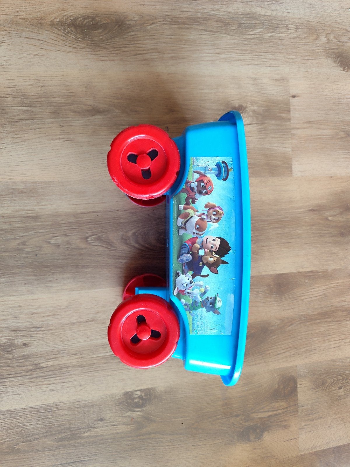 Paw Patrol slee met wielen en trekkoord, Ophalen, Zo goed als nieuw, Kunststof