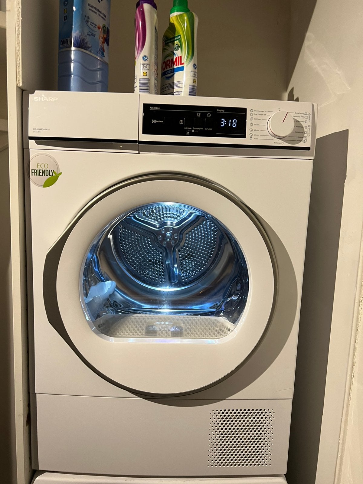 Wasdroger, Witgoed en Apparatuur, Ophalen, Zo goed als nieuw, Condens, Minder dan 85 cm