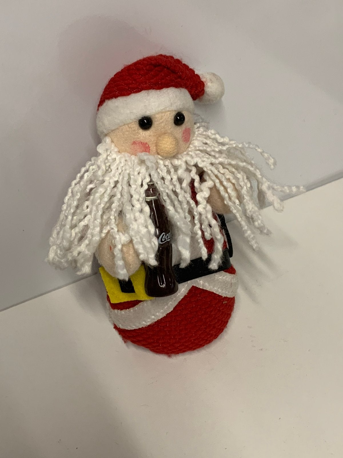 Prachtige kerstman knuffel Coca Cola, Diversen, Ophalen of Verzenden, Zo goed als nieuw