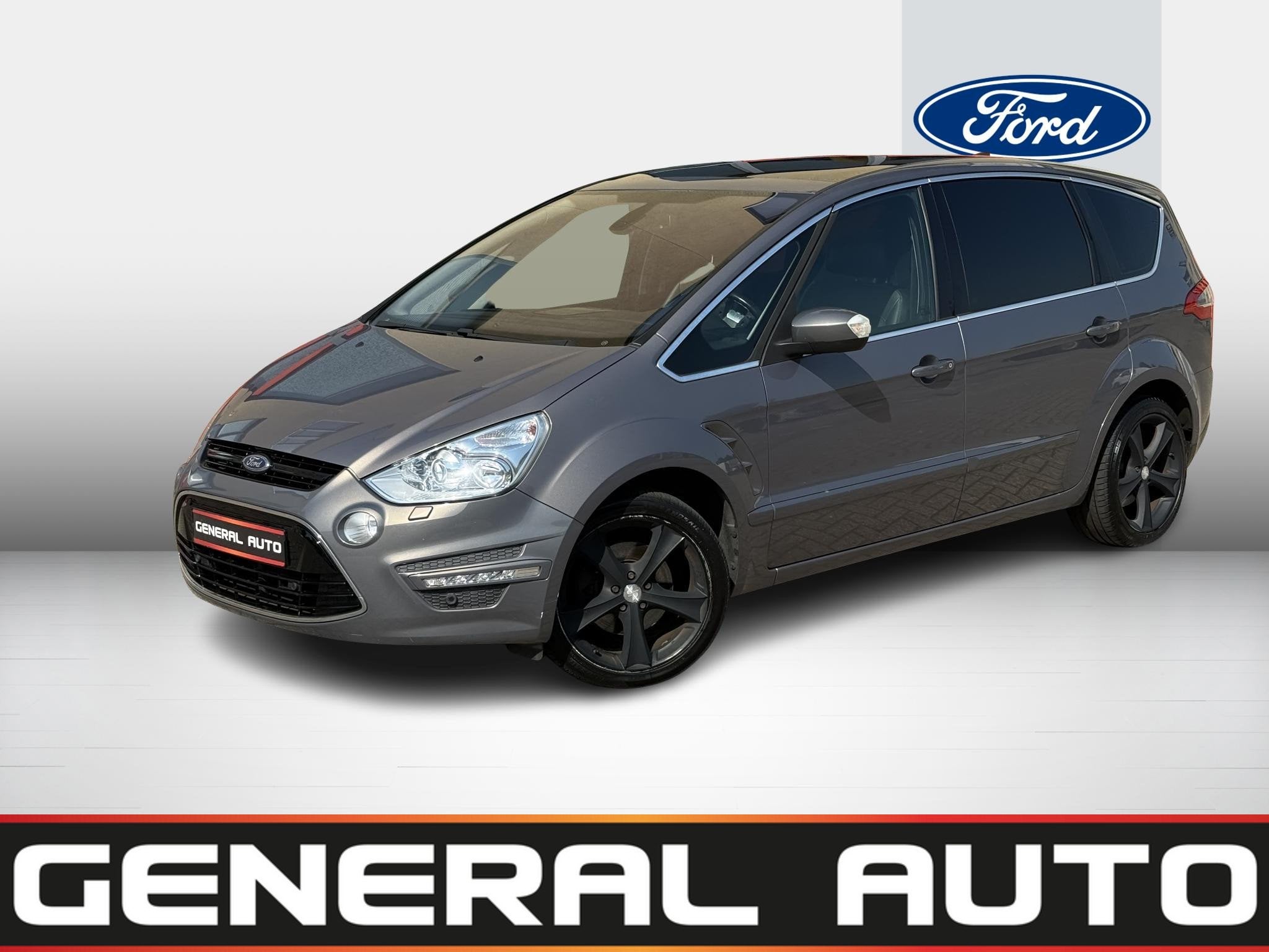 Ford S-Max 1.6 EcoBoost Titanium 7p. Nieuwe DistributieRiem, Gebruikt, 4 cilinders, Bruin, 160 pk
