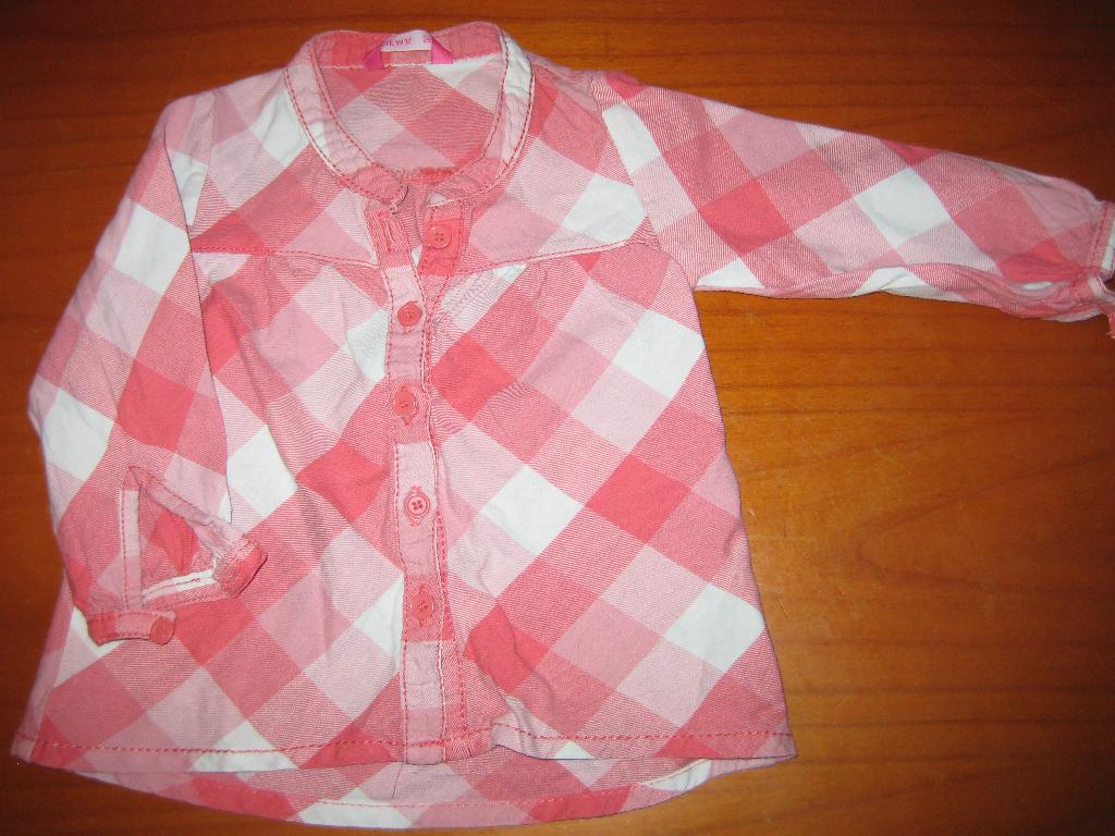 Gruite blouse, 56, HEMA, Kinderen en Baby's, Babykleding | Maat 56, Ophalen of Verzenden, Zo goed als nieuw, Meisje, Overhemdje of Bloesje