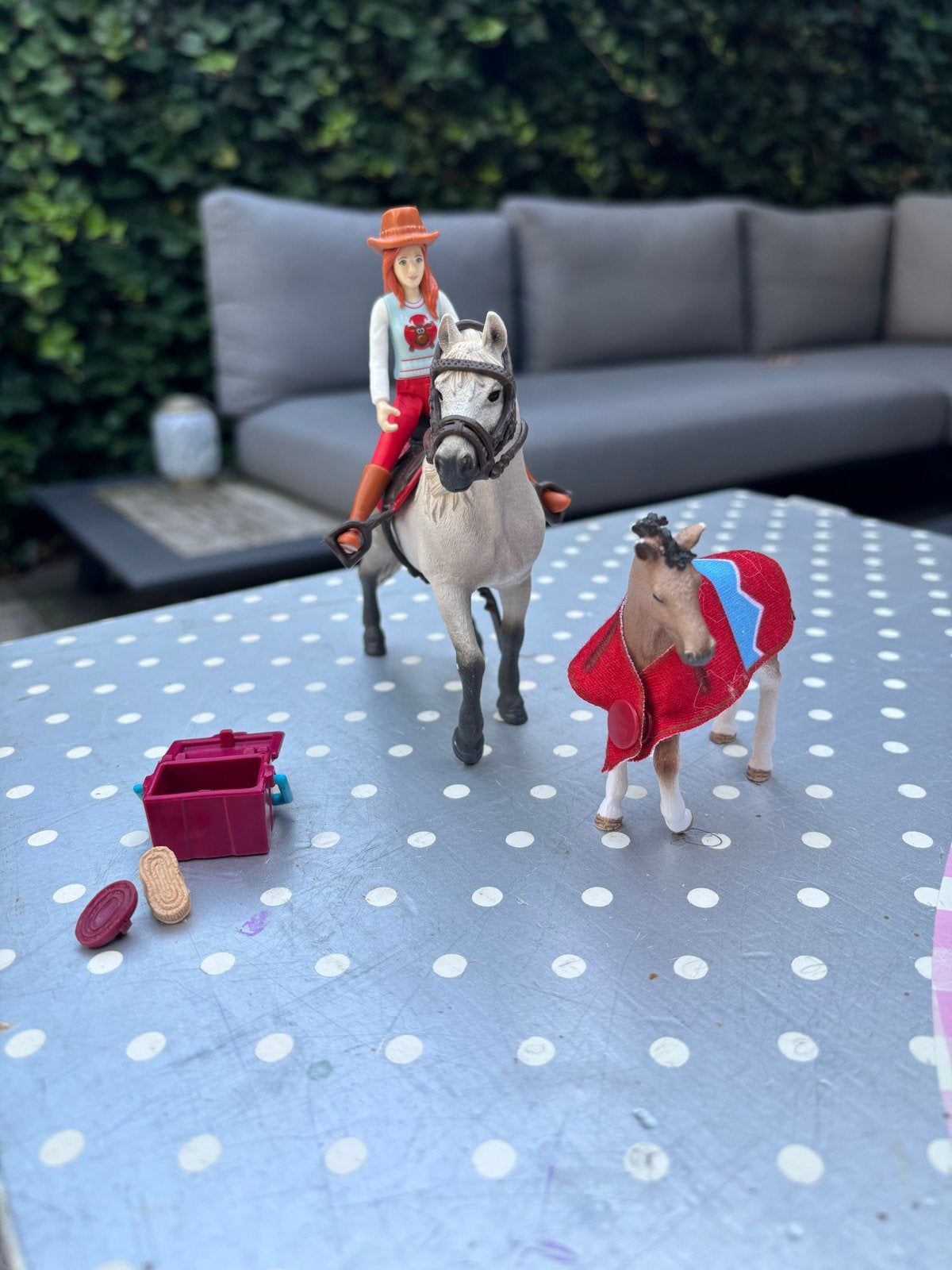 Schleich Horse Club Adventkalender Set met Paarden en Access, Ophalen of Verzenden, Gebruikt