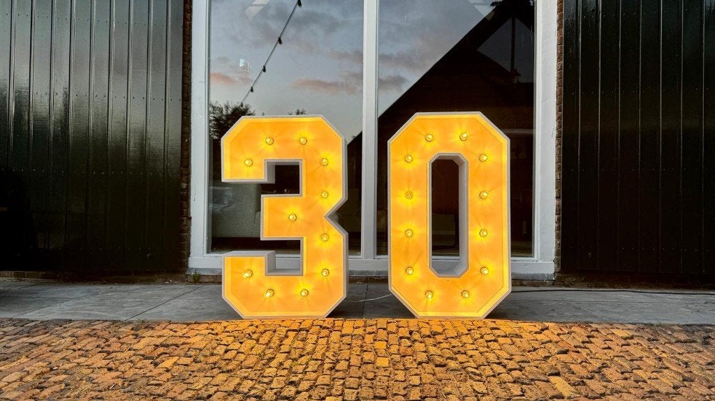 LED lichtcijfers 0-9 te huur | 1 meter | Verjaardag & Feest, Ophalen, Nieuw, Verjaardag