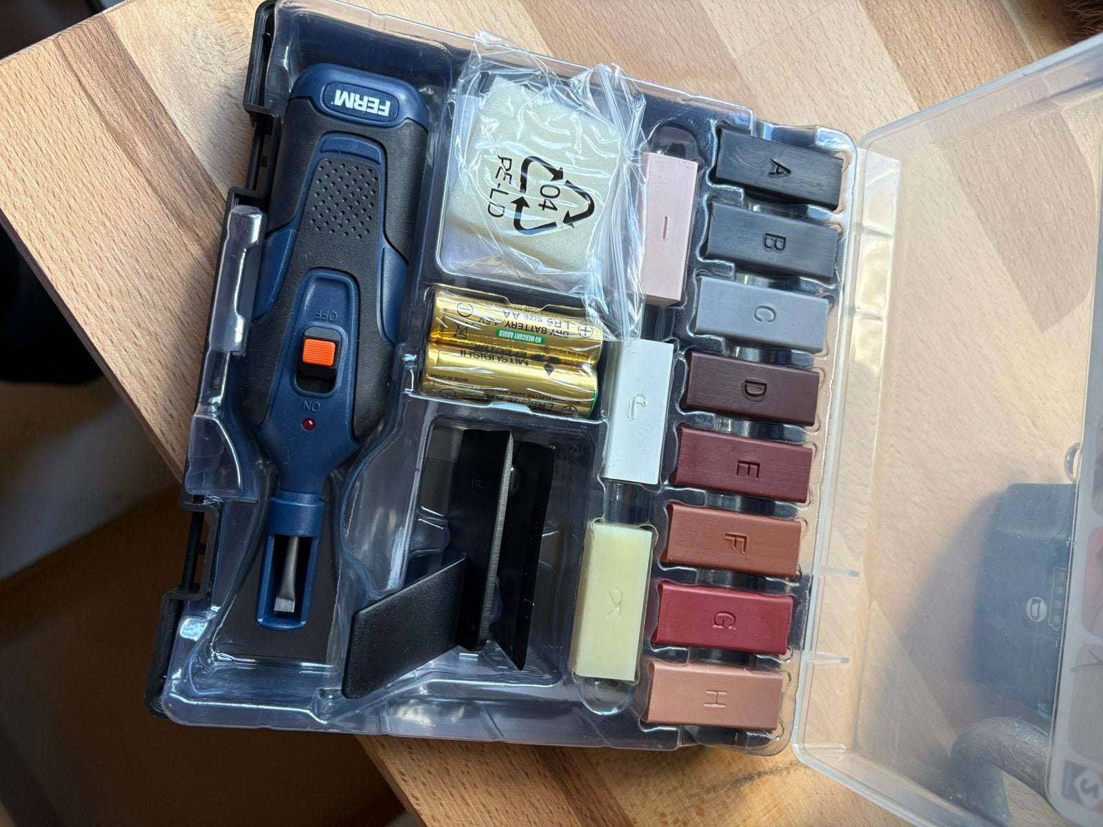 Ferm Laminaat Reparatie Set LRM1001 - Nieuw in doos, Ophalen of Verzenden, Nieuw, Kunststof, Laminaat