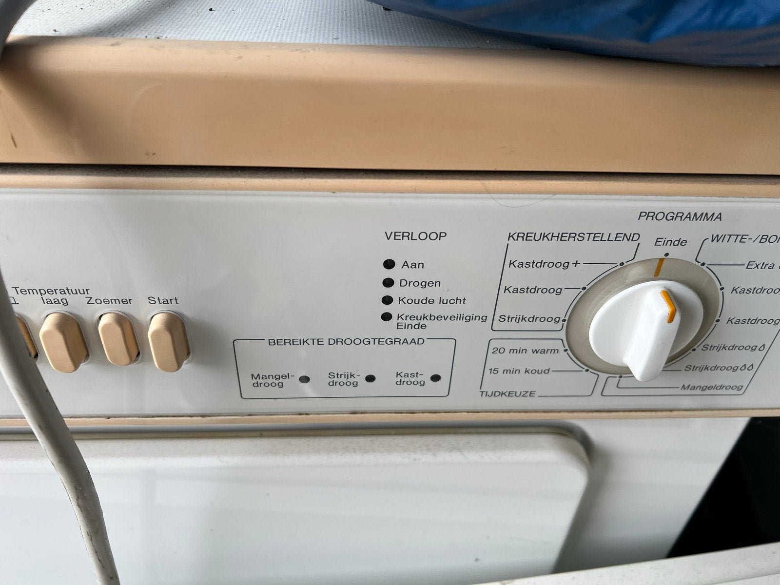 Miele Novotronic T430 Luchtafvoer Wasdroger, Ophalen, 6 tot 8 kg, Gebruikt, Luchtafvoer