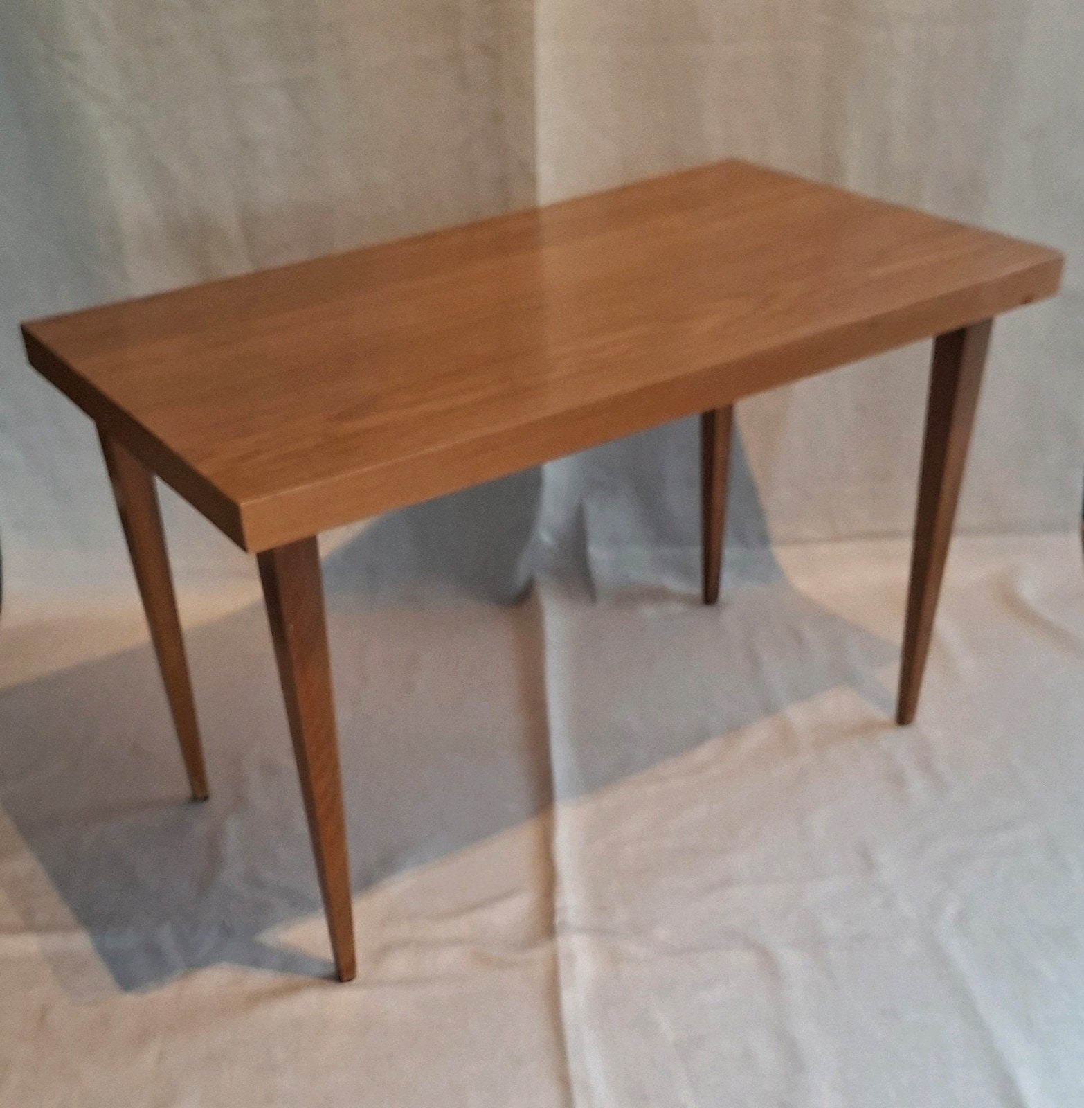 Vintage Scandinavische Coffee table, Ophalen, Gebruikt, Glas, 50 tot 100 cm