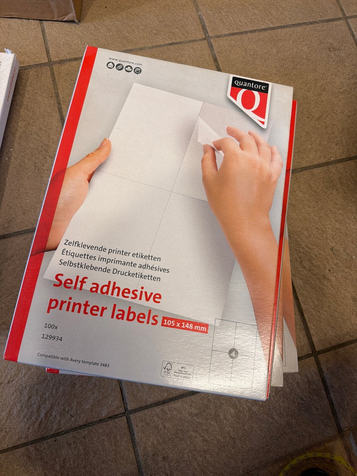 Zelfklevende printer etiketten (diverse formaten), Ophalen of Verzenden, Nieuw