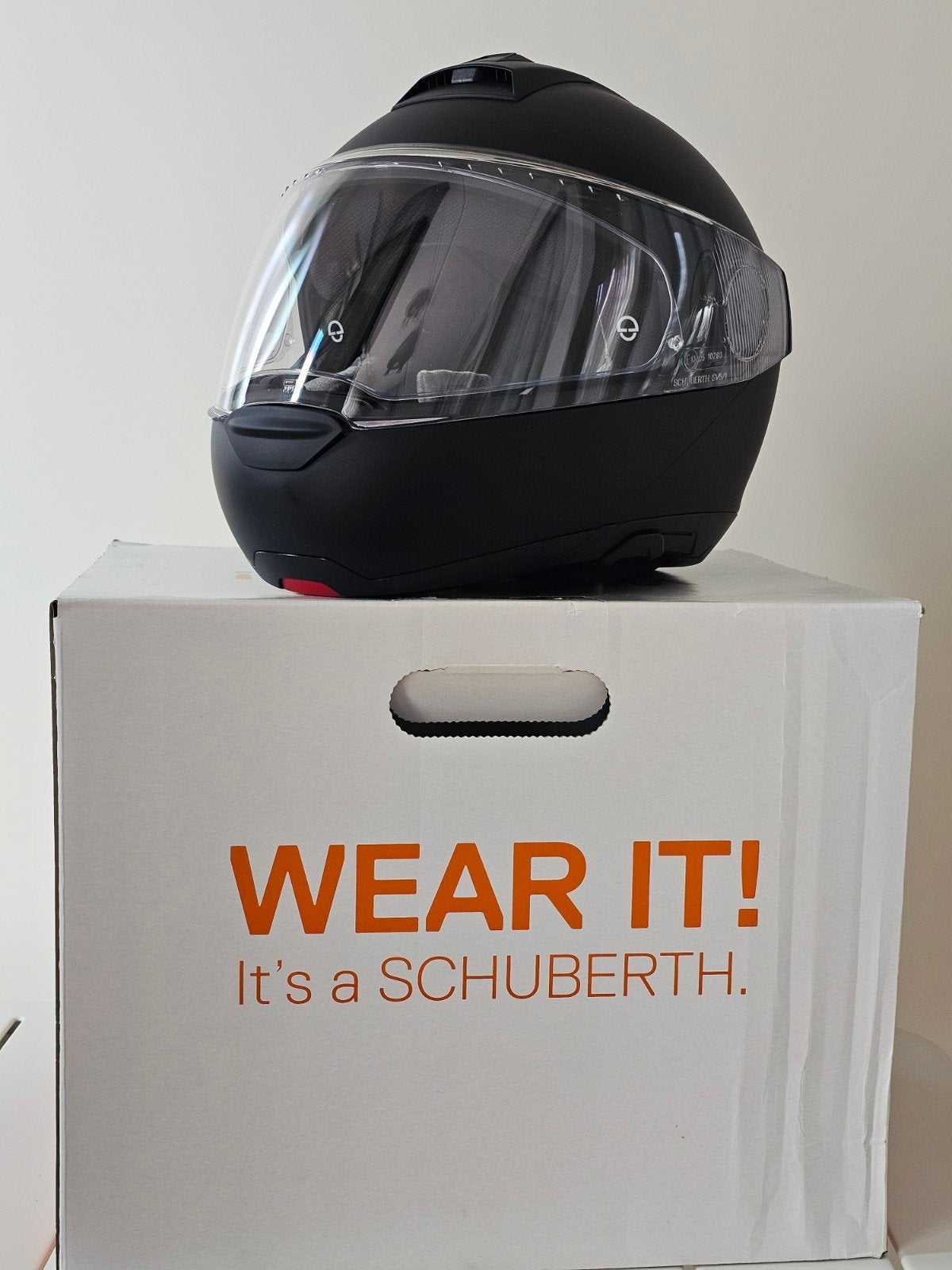 Schuberth motorhelm c4, Ophalen, Tweedehands, Integraalhelm, Overige merken