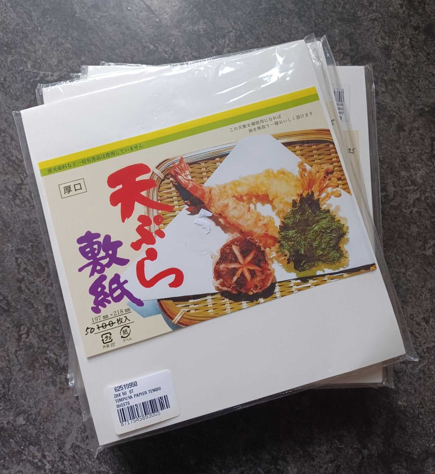 400 vellen Tempura papier van Tenshi (8 pakjes), Ophalen of Verzenden