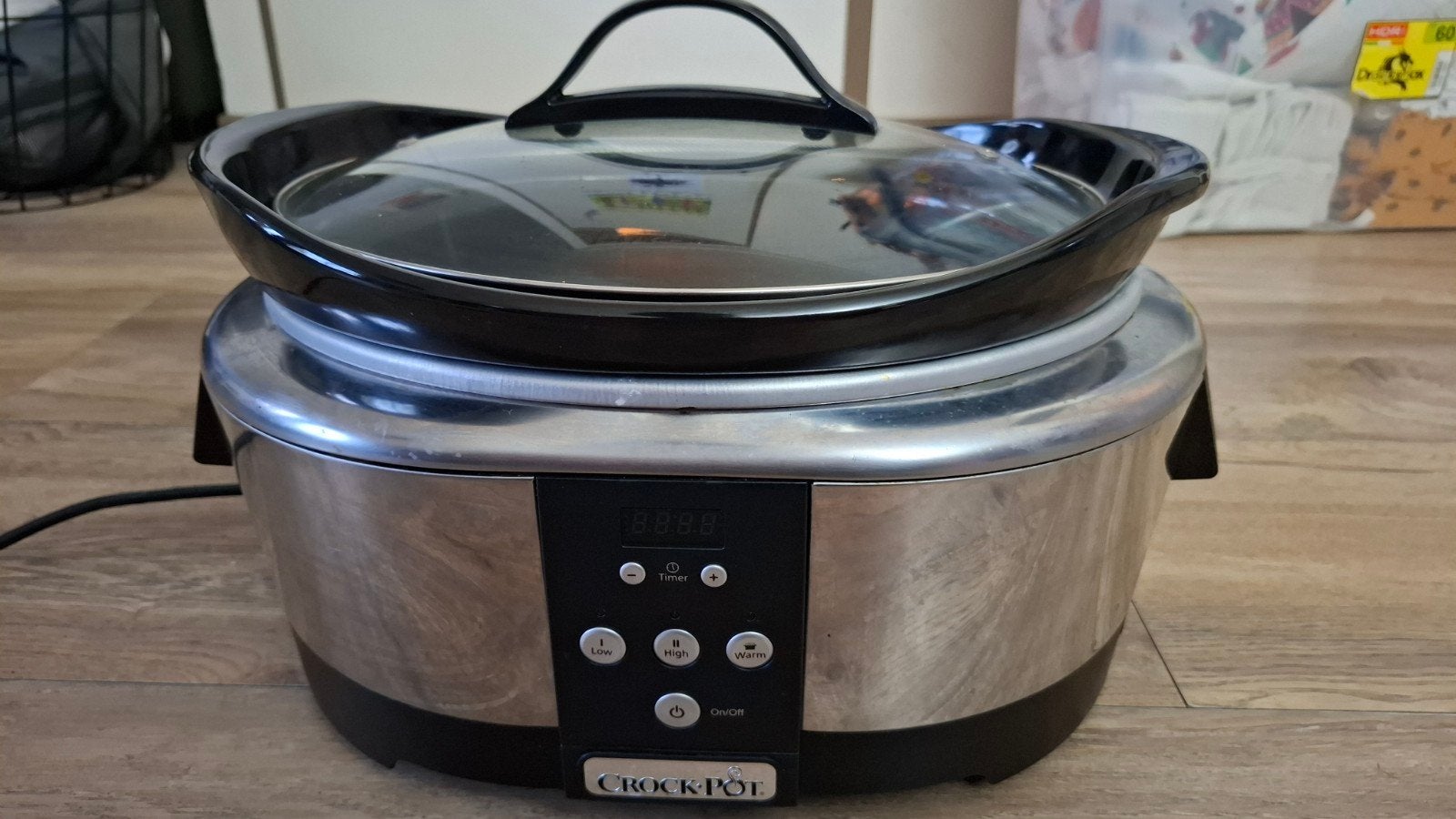 Crock-Pot Slowcooker met Timer - Next Gen 5,7 L, Ophalen, Timer, Gebruikt