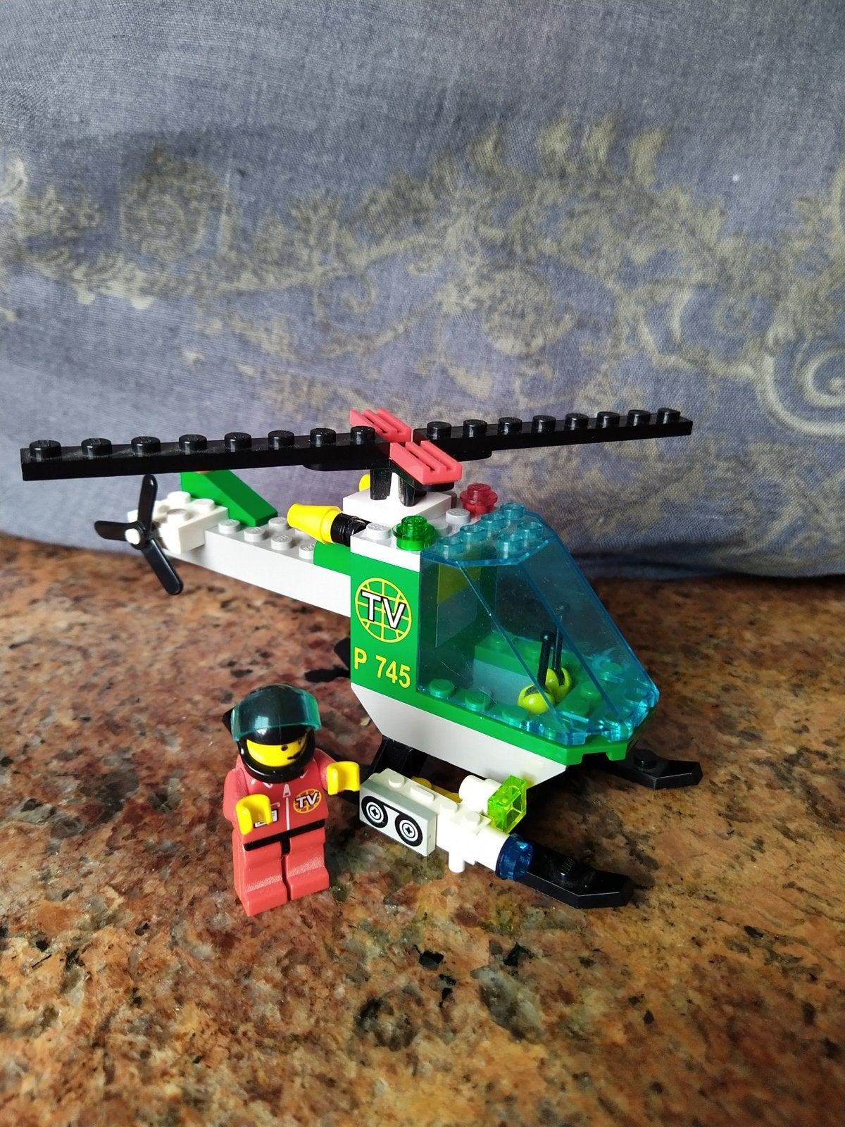Lego City Helikopter 6425 met piloot en instructies, Ophalen of Verzenden, Gebruikt, Overige merken