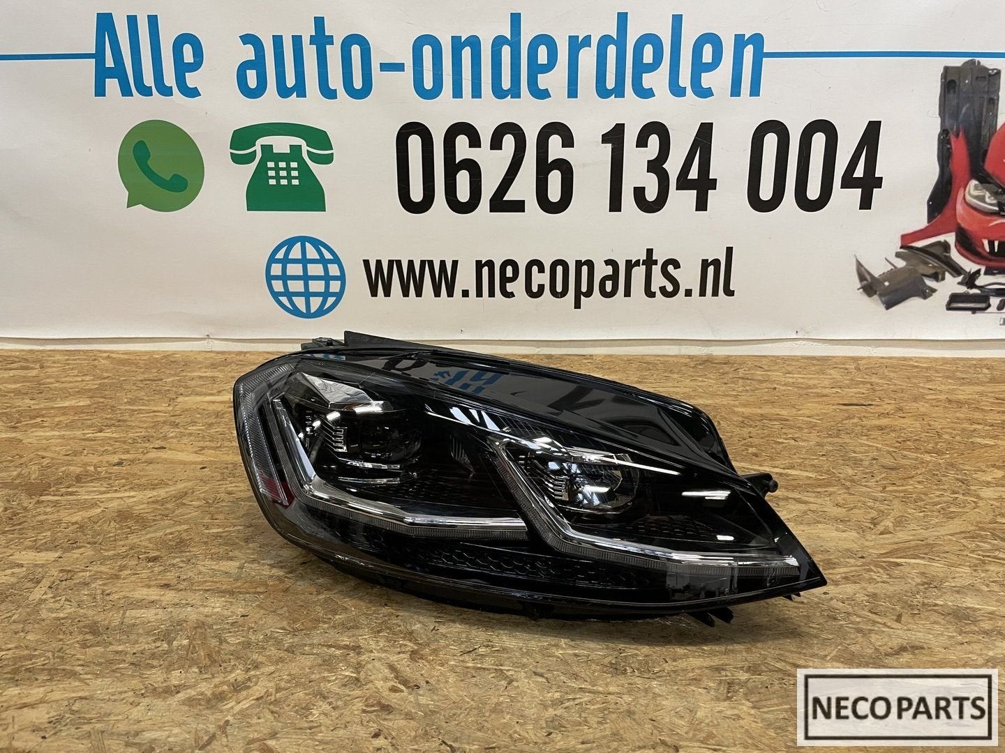VW GOLF 7 FACELIFT VOL LED KOPLAMP RECHTS 5G1941060D, Auto-onderdelen, Verlichting, -, -, -