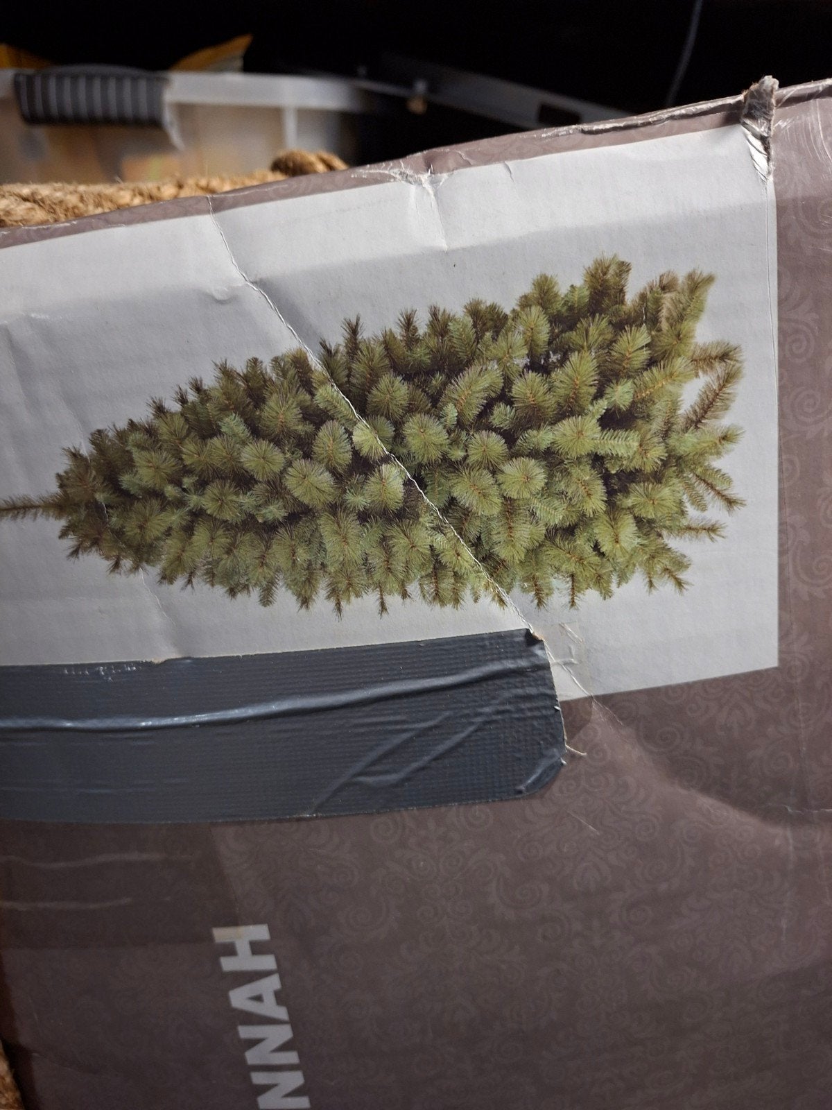 grote 2,40m kunstkerstboom, Ophalen, Zo goed als nieuw