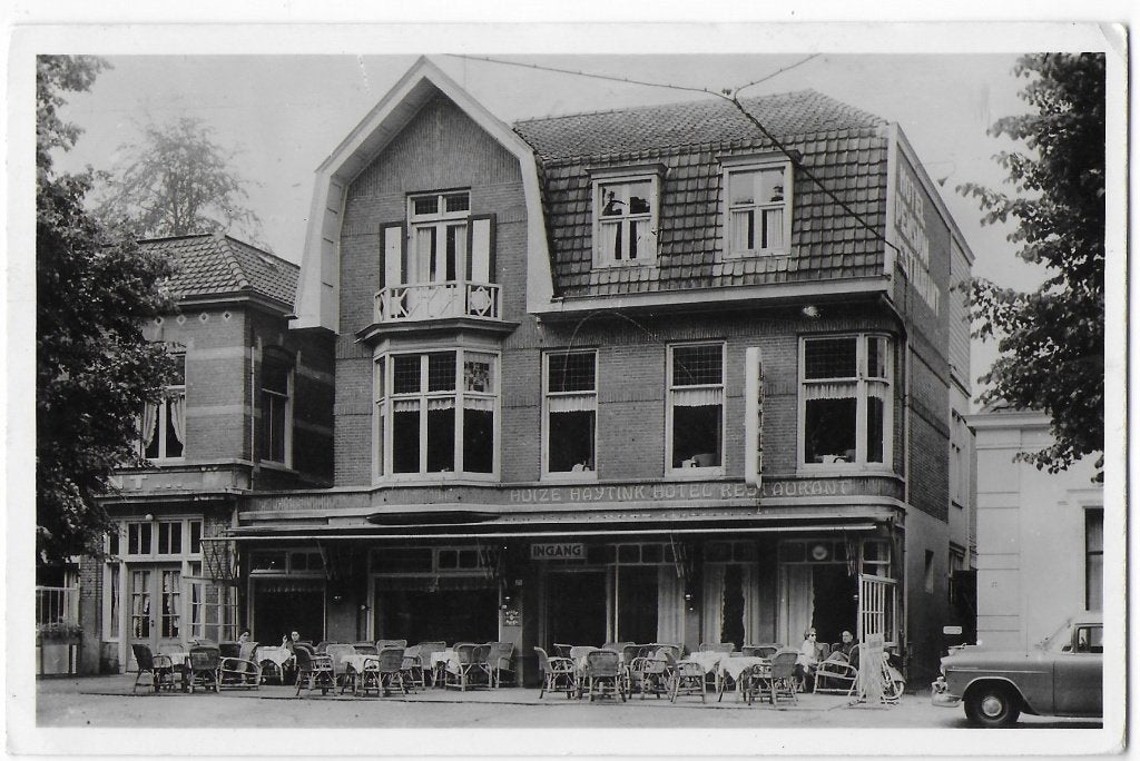 Apeldoorn Hotel Haytink oude gelopen ansichtkaart ( B2220, Verzamelen, Ansichtkaarten | Themakaarten, Ophalen of Verzenden, 1960 tot 1980