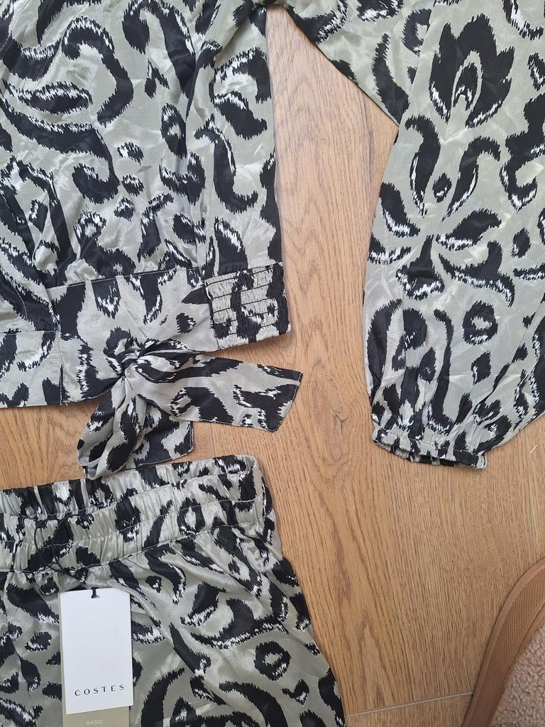 Costes 2-delig zomers setje met luipaardprint, maat M, Costes, Ophalen of Verzenden, Nieuw