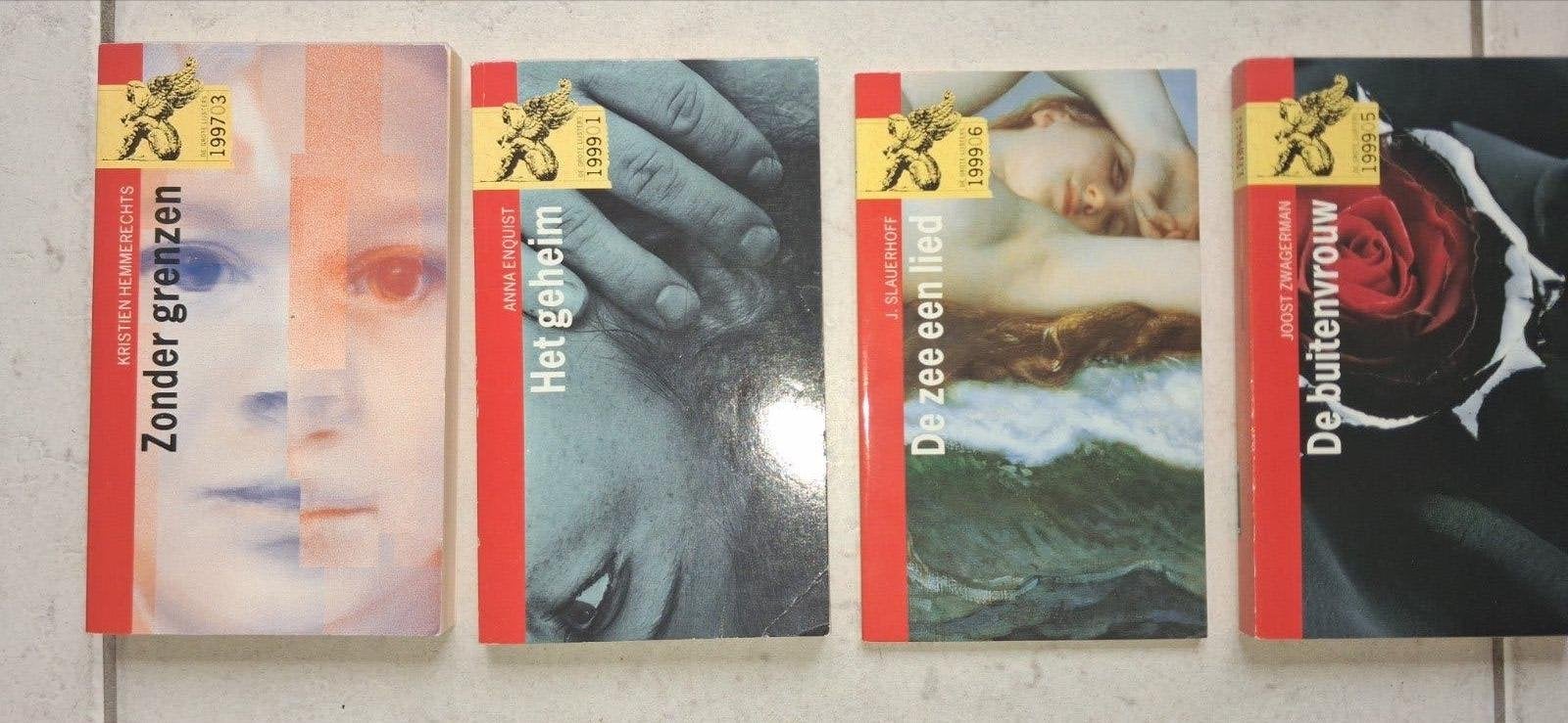4x grote lijsters: samen 6.-, Boeken, Ophalen of Verzenden, Gelezen, K Hemmerechts, A Enquist, J Slauerhoff, J Zwagerman, Nederland