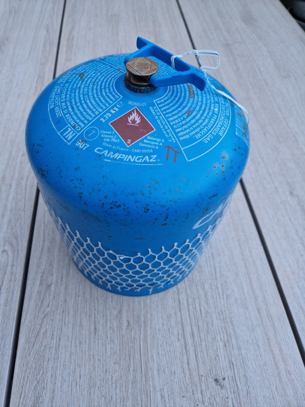 Campingaz 907 gasfles 2,75 kg, Ophalen