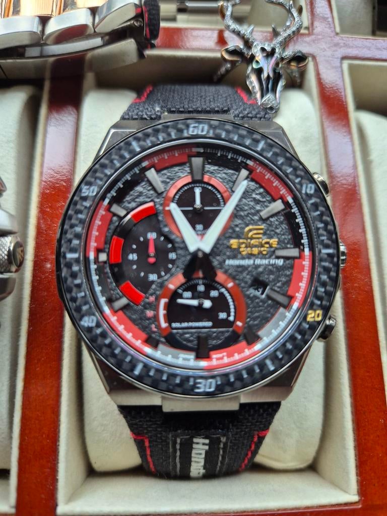 Casio Edifice Honda EFS-560HR-1AER Solar nieuw in doos., Ophalen of Verzenden, Nieuw, Casio