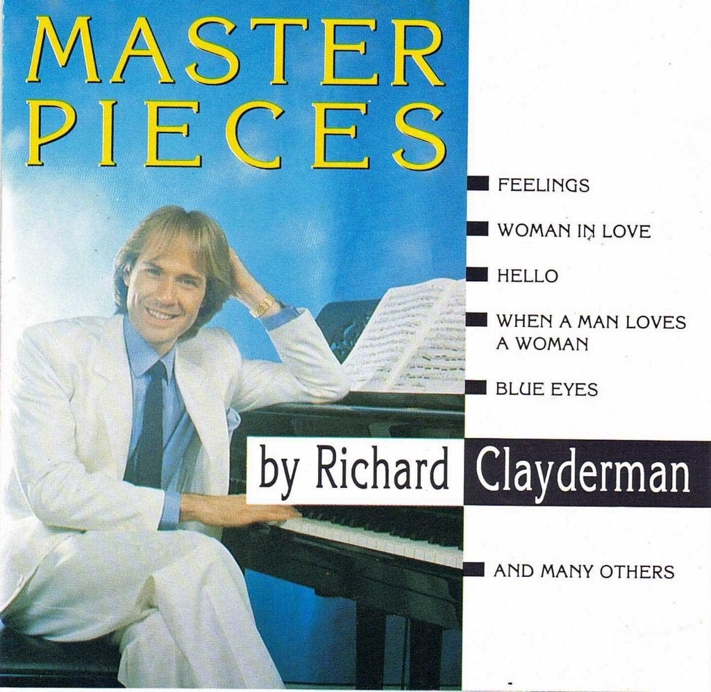 CD Richard Clayderman Master Pieces (piano), Gebruikt, Pop, Overige typen, Ophalen of Verzenden