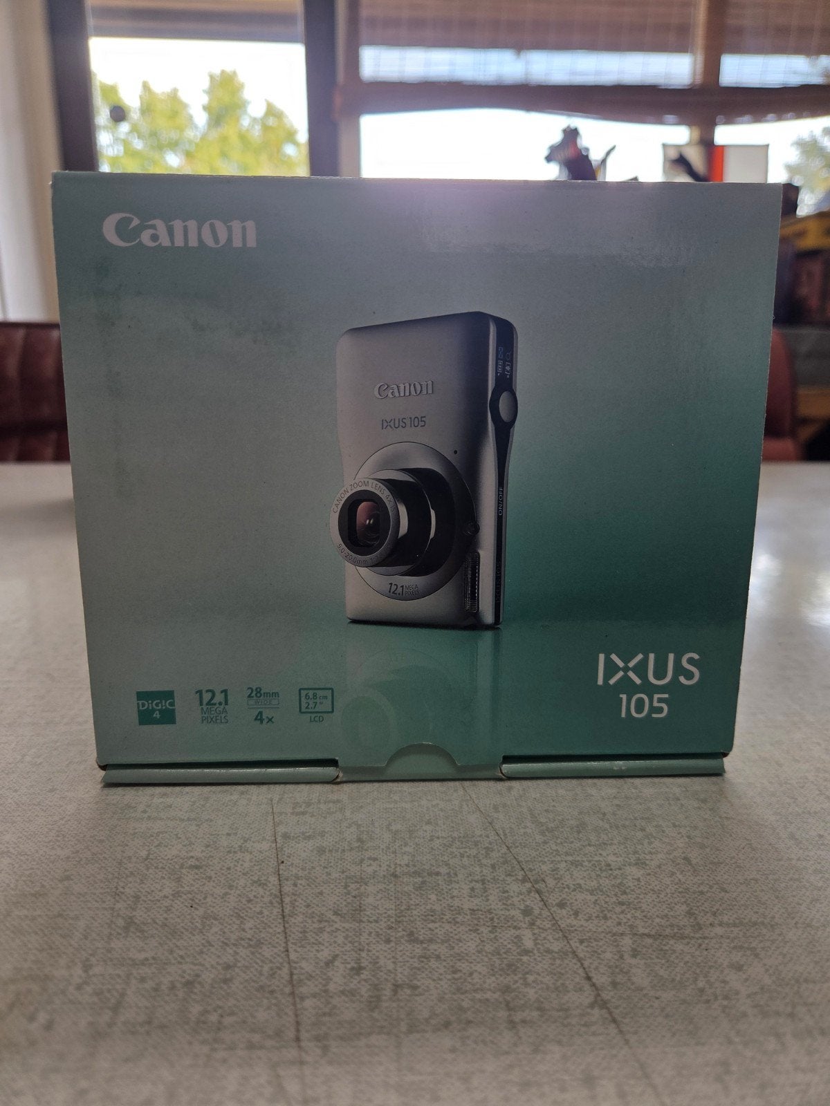 Canon Digital IXUS 105 Compactcamera - Zilver, Ingebouwde flitser, Canon, Ophalen of Verzenden, Zo goed als nieuw