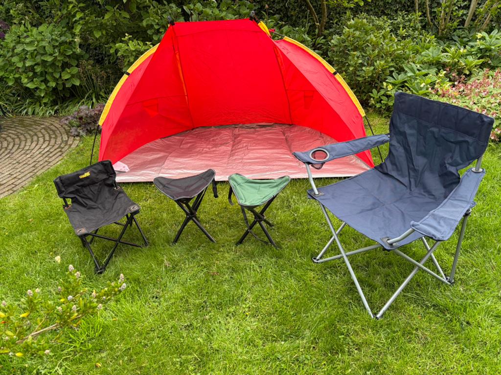Kampeer- cq. strand meubeltjes, Ophalen, Gebruikt, Campingstoel
