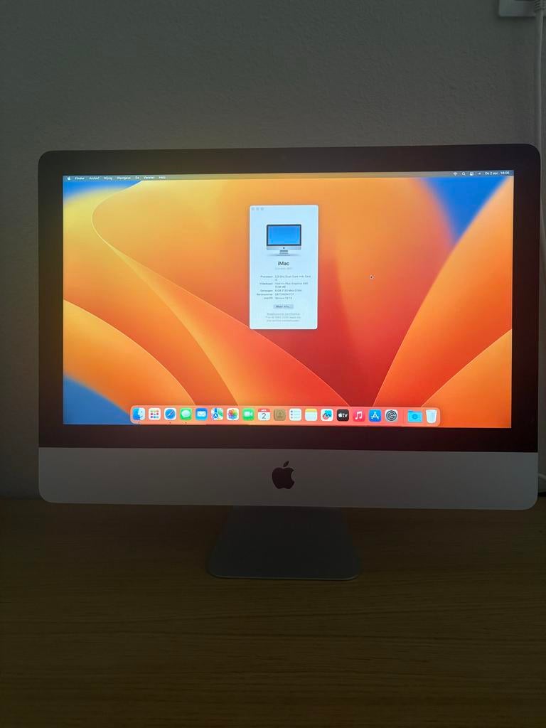 iMac 2017 21.5 inch - Goede staat, Computers en Software, Apple Desktops, Ophalen, 8 GB, IMac, Zo goed als nieuw