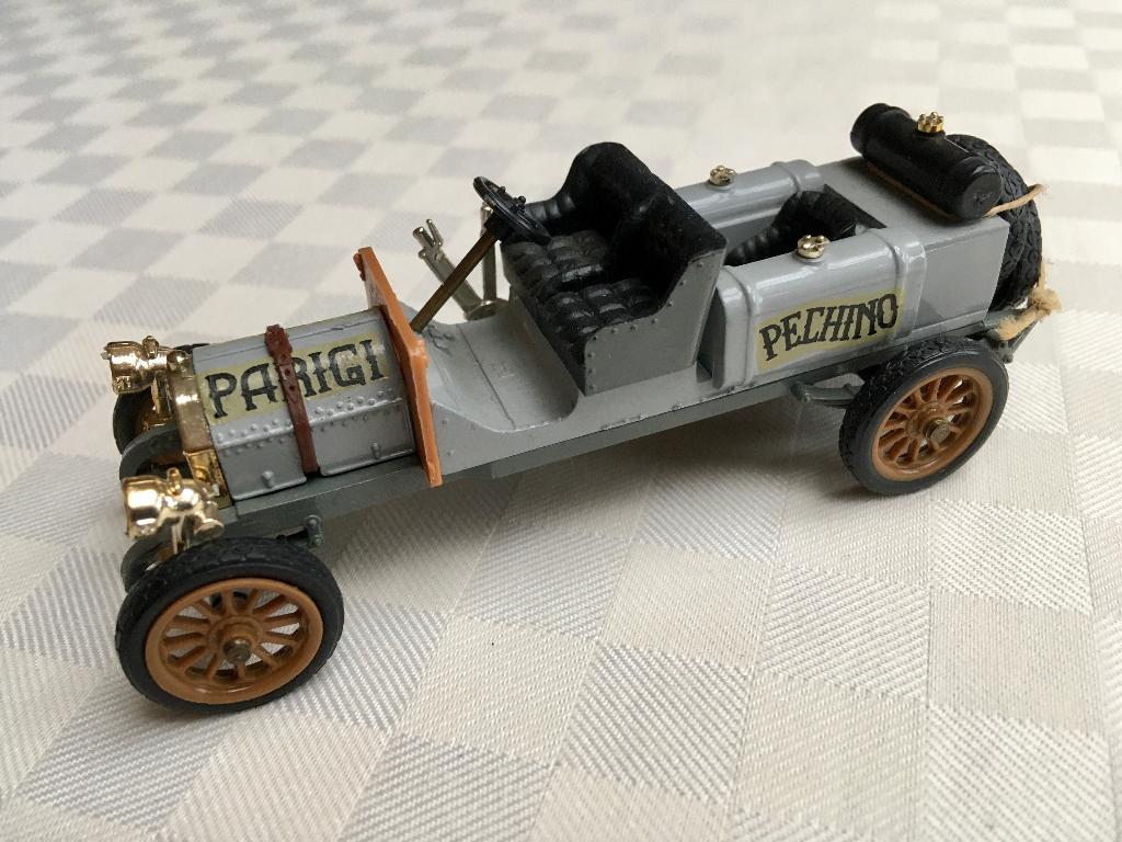 Prachtige miniatuurauto / oldtimer 'Parigi Pechino' uit 1907, Ophalen of Verzenden, Zo goed als nieuw, Auto, Overige merken