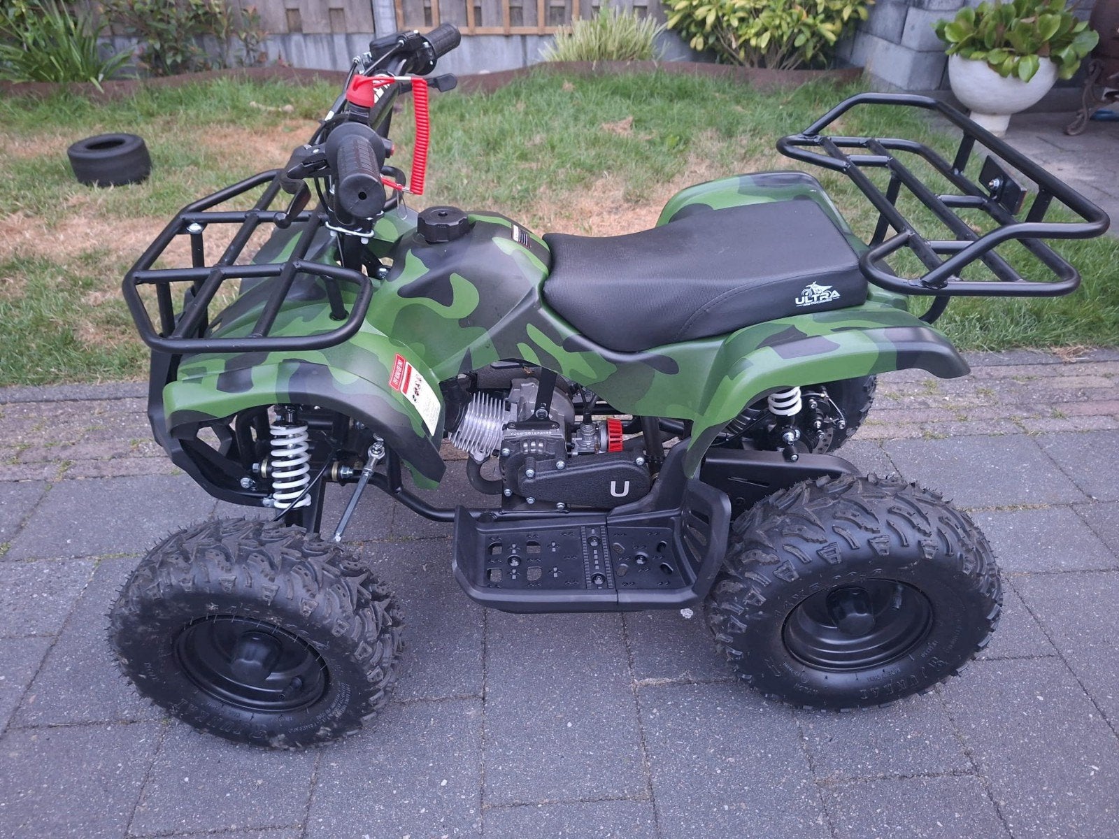 Nieuwe 49CC Quad met stoere legerprint, Ophalen, Overige typen, Nieuw, 49 cc