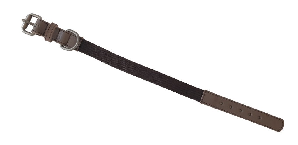 ANIMAL BOULEVARD Halsband Nek 37-45 cm Grijs-Bruin KOOPJE!!!, Ophalen of Verzenden, Handgemaakt, Nieuw