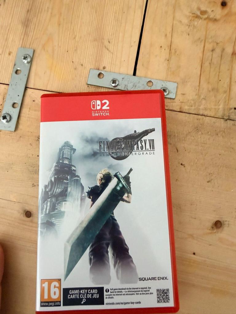 Final Fantasy VII Remake: Integrade switch 2 (unopened cards, Ophalen, 1 speler, Zo goed als nieuw, Role Playing Game (Rpg)