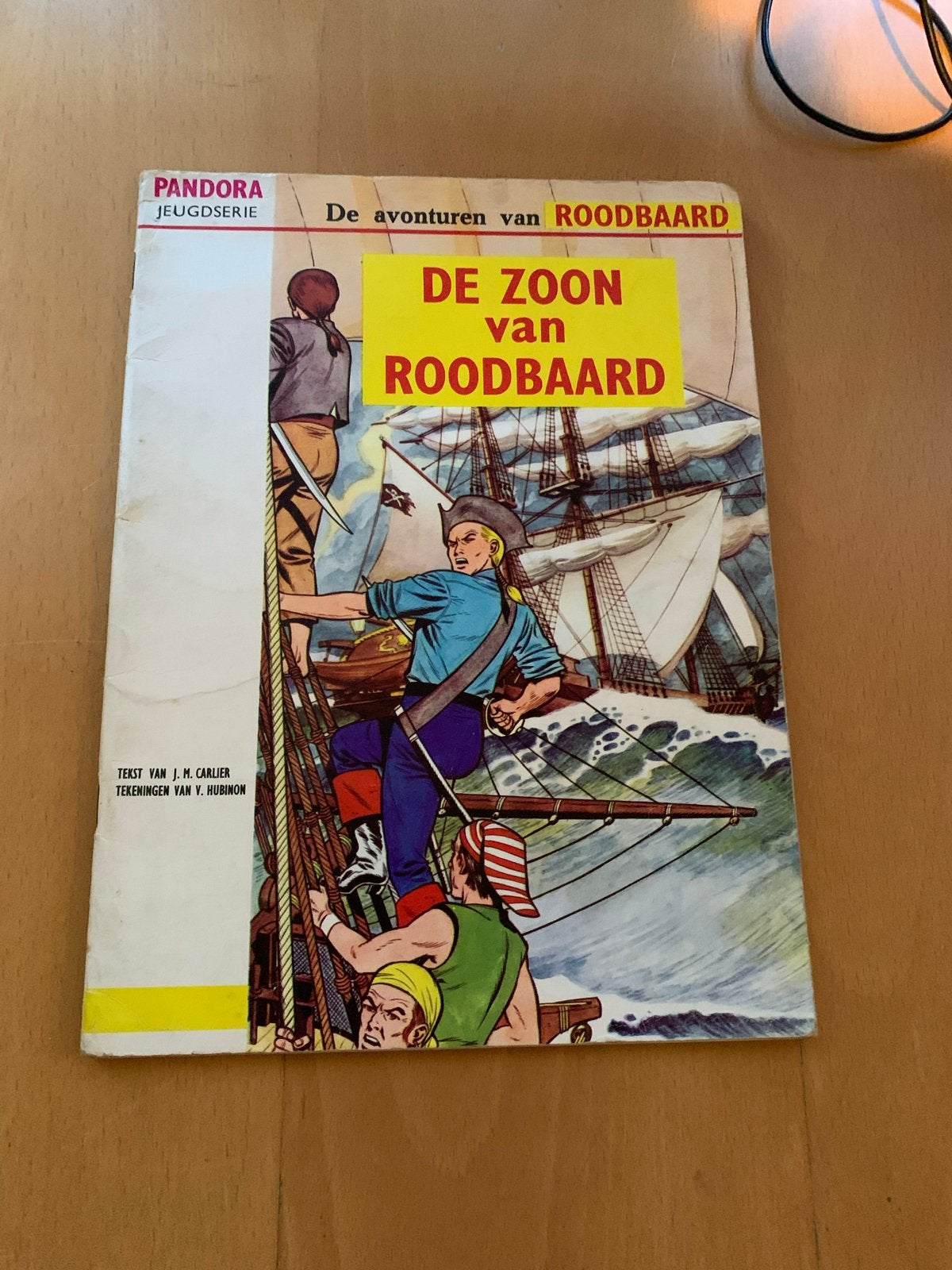 De Zoon van Roodbaard - Pandora Jeugdserie, Eén stripboek, Ophalen of Verzenden, Gelezen