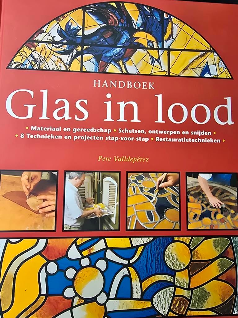 Handboek Glas in Lood: Technieken en Projecten, Ophalen of Verzenden, Zo goed als nieuw, Overige onderwerpen, Pere Valldepérez