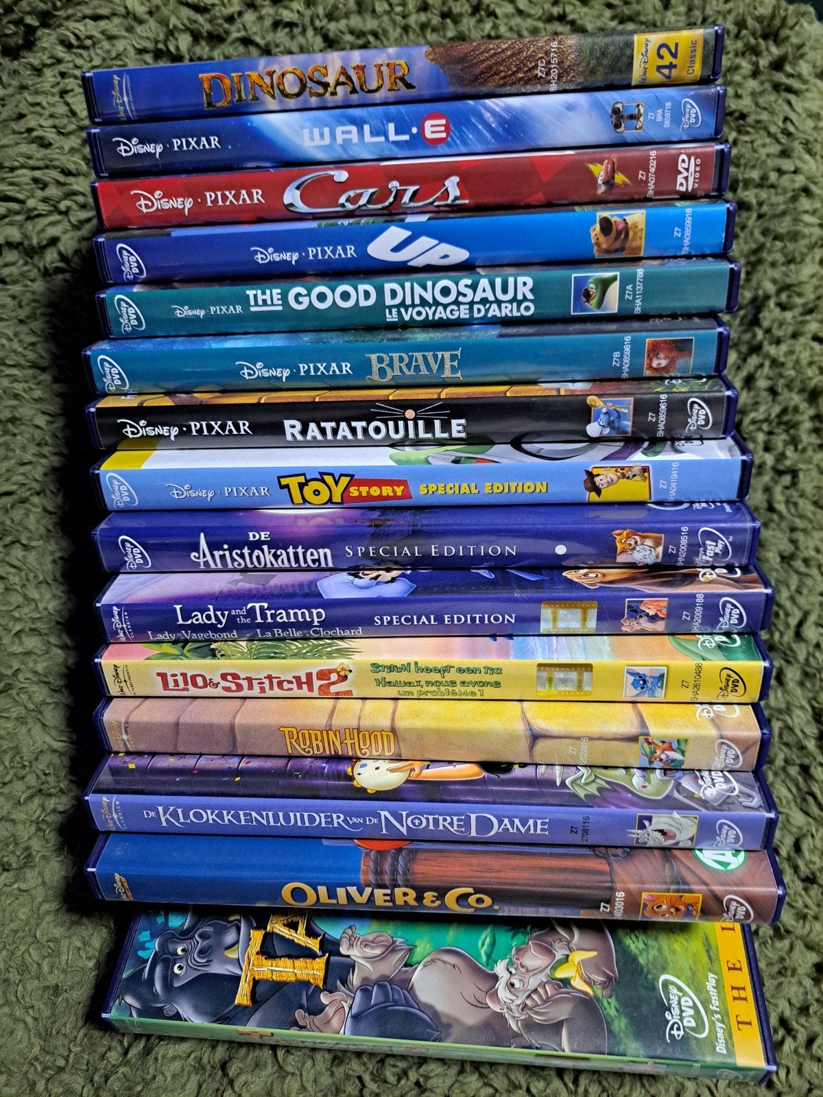 Disney & Pixar DVD's - Grote collectie animatiefilms, Gebruikt, Animatie, Ophalen of Verzenden, Inclusief doosje