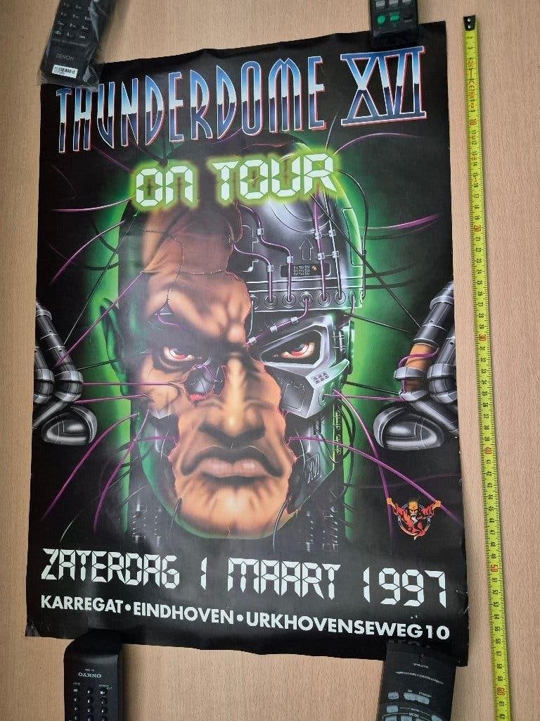 Thunderdome XVI On Tour Poster - 1 maart 1997 Eindhoven, Verzamelen, Posters, Ophalen of Verzenden, A1 t/m A3, Overige onderwerpen