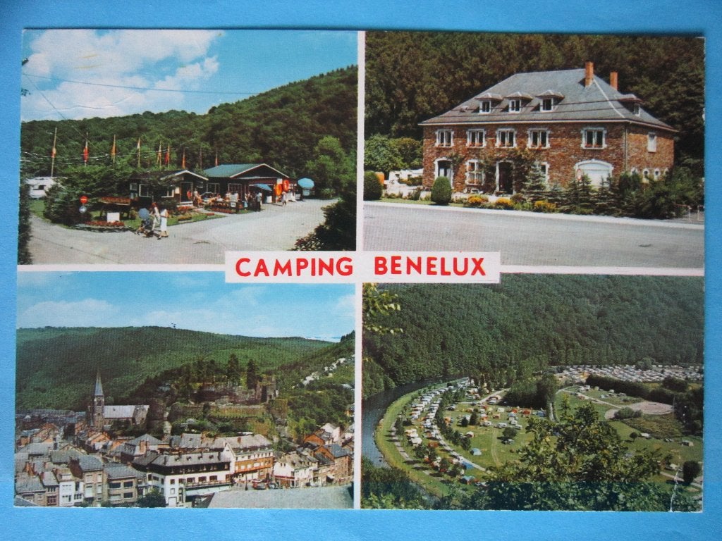 Ansichtkaart: België, La Roche en Ardenne, Camping Benelux, Ophalen of Verzenden, 1980 tot heden, Gelopen, Luxemburg